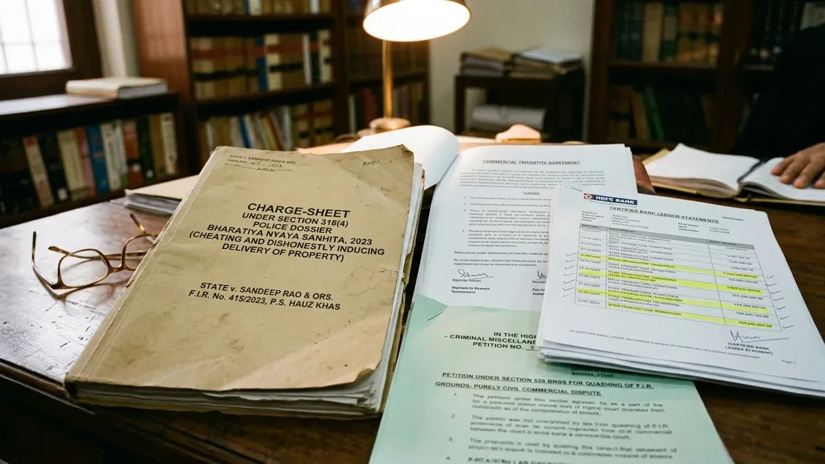Sec 318 BNS Cheating: Bail & Quashing - Urban Rights Legal