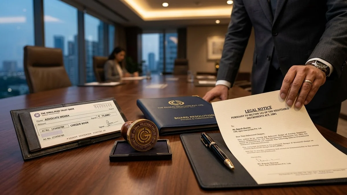 Can You File a Cheque Bounce Case Against Company Directors? Section 141 NI Act - Legal Guide India