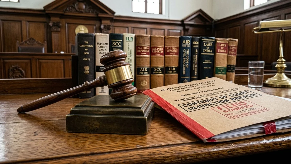 How Contempt of Court Suits (Order 39 Rule 2A CPC) Enforce Compliance with Stay Orders - Legal Guide India