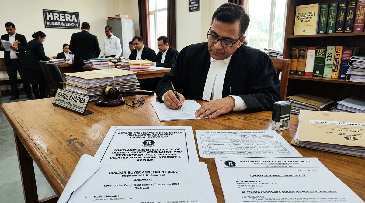 HRERA Delayed Possession Interest Guide - Urban Rights Legal