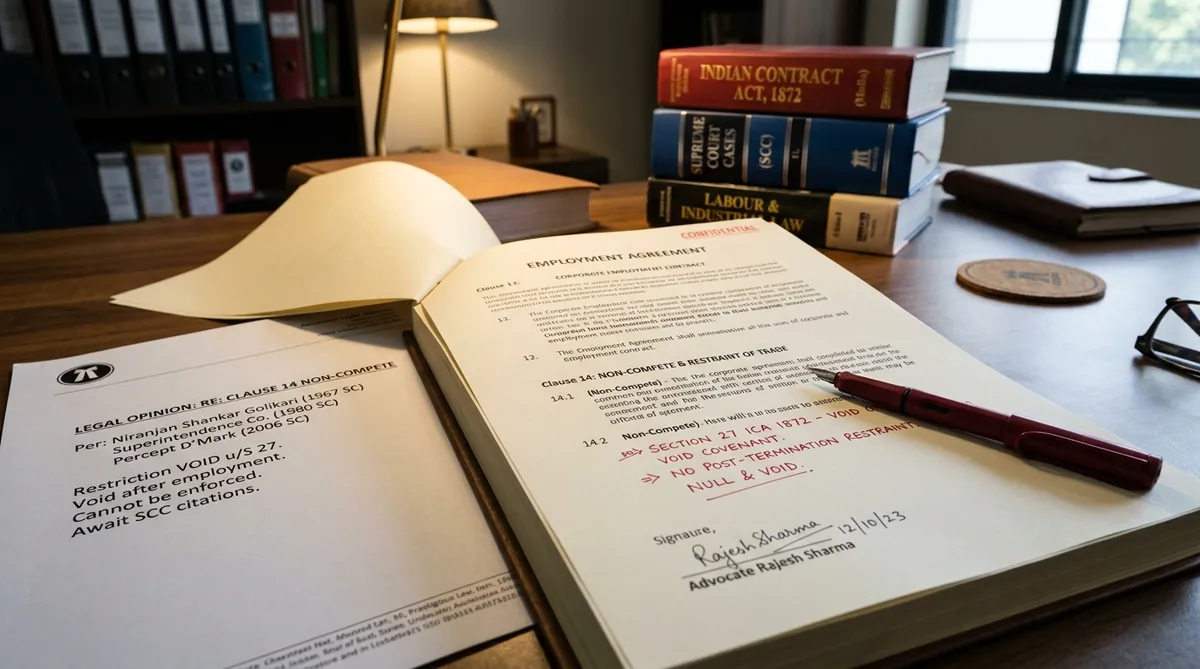 Are Non-Compete Clauses Valid in Indian - Urban Rights Legal