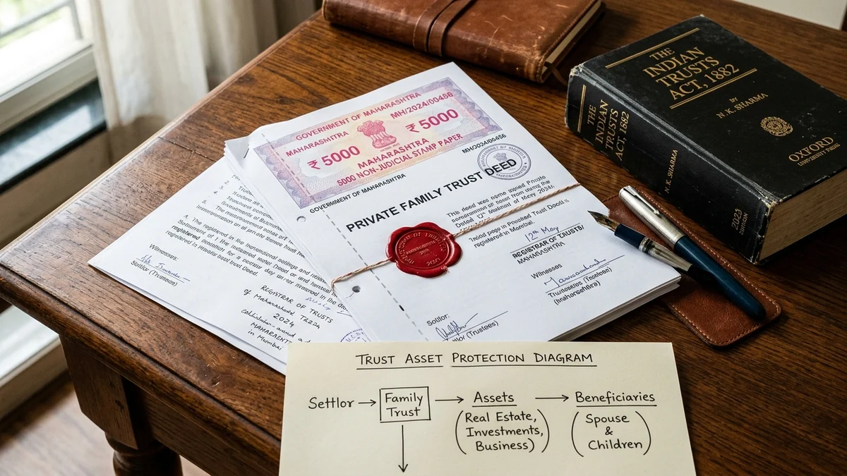 Private Family Trust Deed Asset Protection Indian Trusts Act 1882